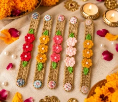 Soft Bracelet Style Homemade Rakhadi for Raksha Bandhan